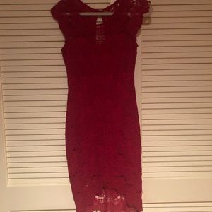 Soieblu Red Lace Dress